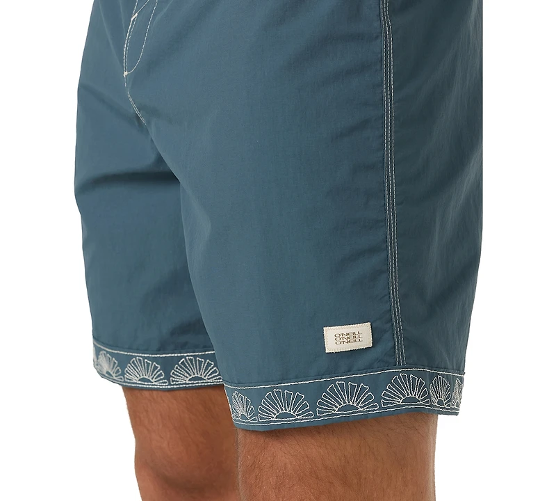 O'Neill Men's Fixed Waist Board Shorts, 8" Inseam