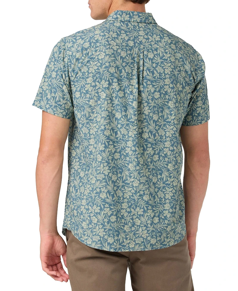 O'Neill Men's Oasis Standard Short-Sleeve Printed Woven Shirt
