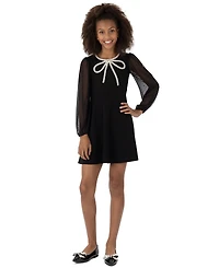 Speechless Girls' 7-16 Knee Length Long-Sleeve Dress