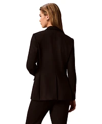 Calvin Klein Women's One-Button Notch Collar Jacket