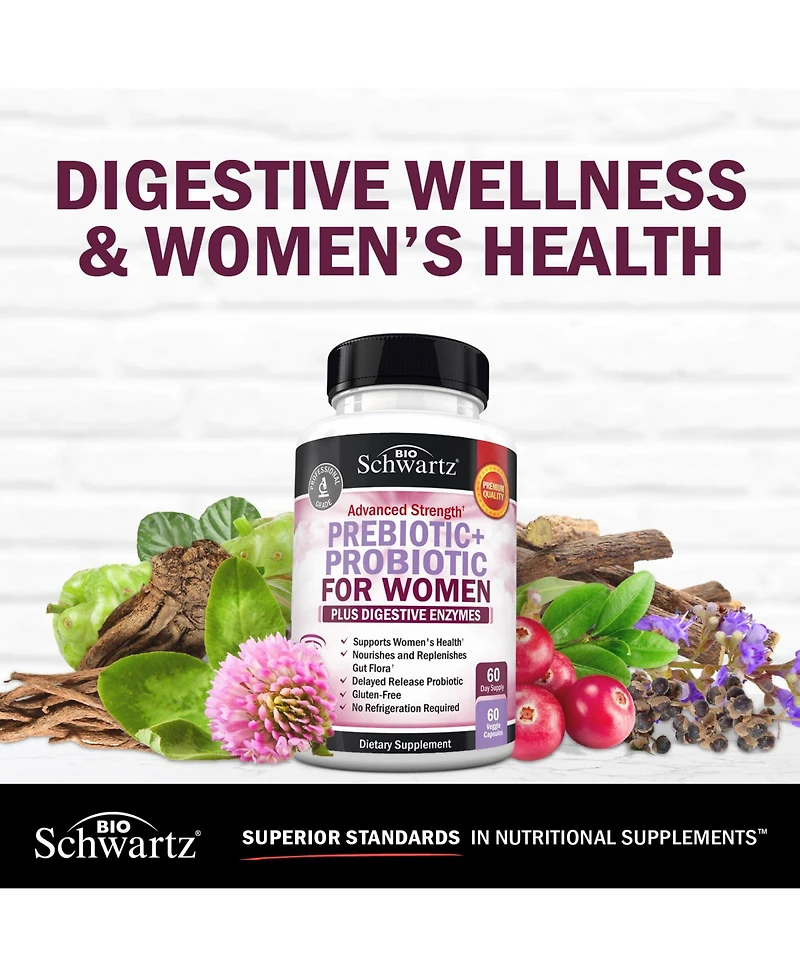 BioSchwartz Prebiotics and Probiotics for Women