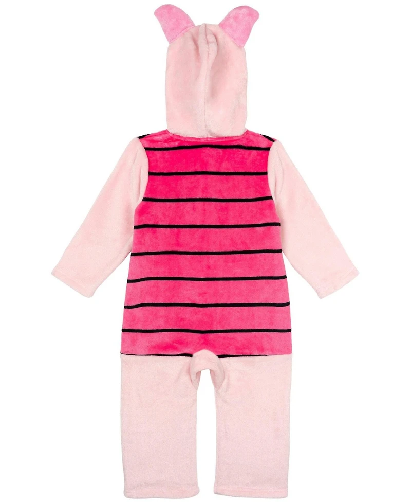 Winnie the Pooh Toddler Boys Disney Tigger Eeyore Fleece Zip Up Coverall Newborn to