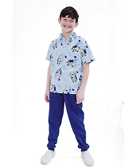 Bluey Boy's (5-12) 2-Piece Polo and Pants Set