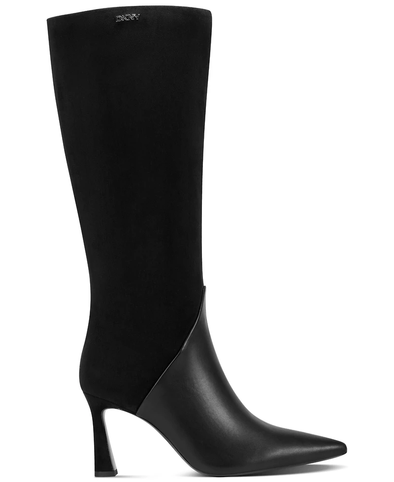 Dkny Women's Clarinda Zipper Heeled Boots