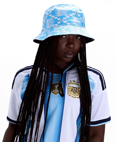 Kin Apparel Unisex Kente Reversible Satin Bucket Hat