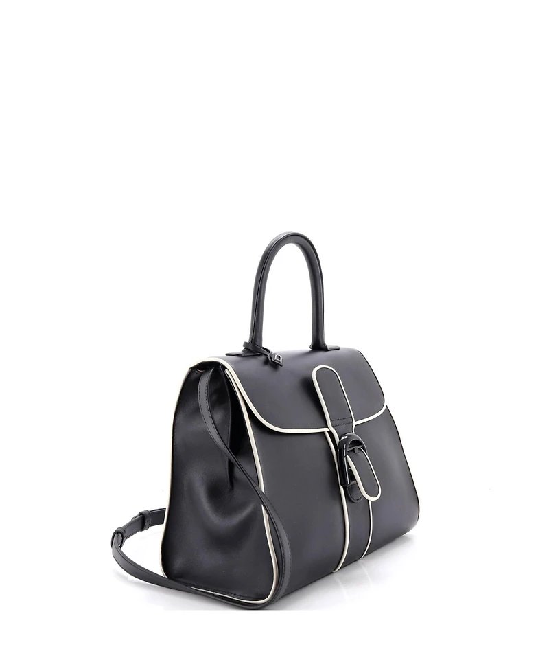 Pre-Owned Delvaux Mm Brillant Top Handle Bag Leather