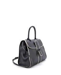 Pre-Owned Delvaux Mm Brillant Top Handle Bag Leather