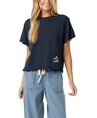 O'Neill Women's Cotton Crewneck Boxy T-Shirt