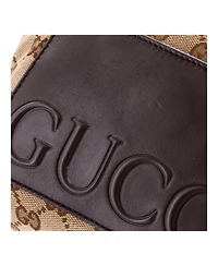 Pre-Owned Gucci Small Convertible Flap Crossbody Bag Gg Canvas