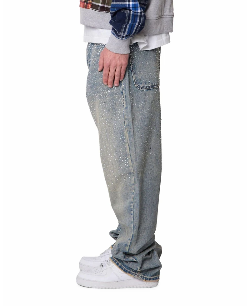 mnml Men's Ultra Baggy Gem Denim Jeans