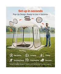 Vevor Pop up Sports Tent 63x63 in Outdoor Clear Bubble Tent Weather Proof Pod