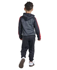 adidas Boys' 2T-7 Long-Sleeve Jacket and Jogger, 2-Piece Set
