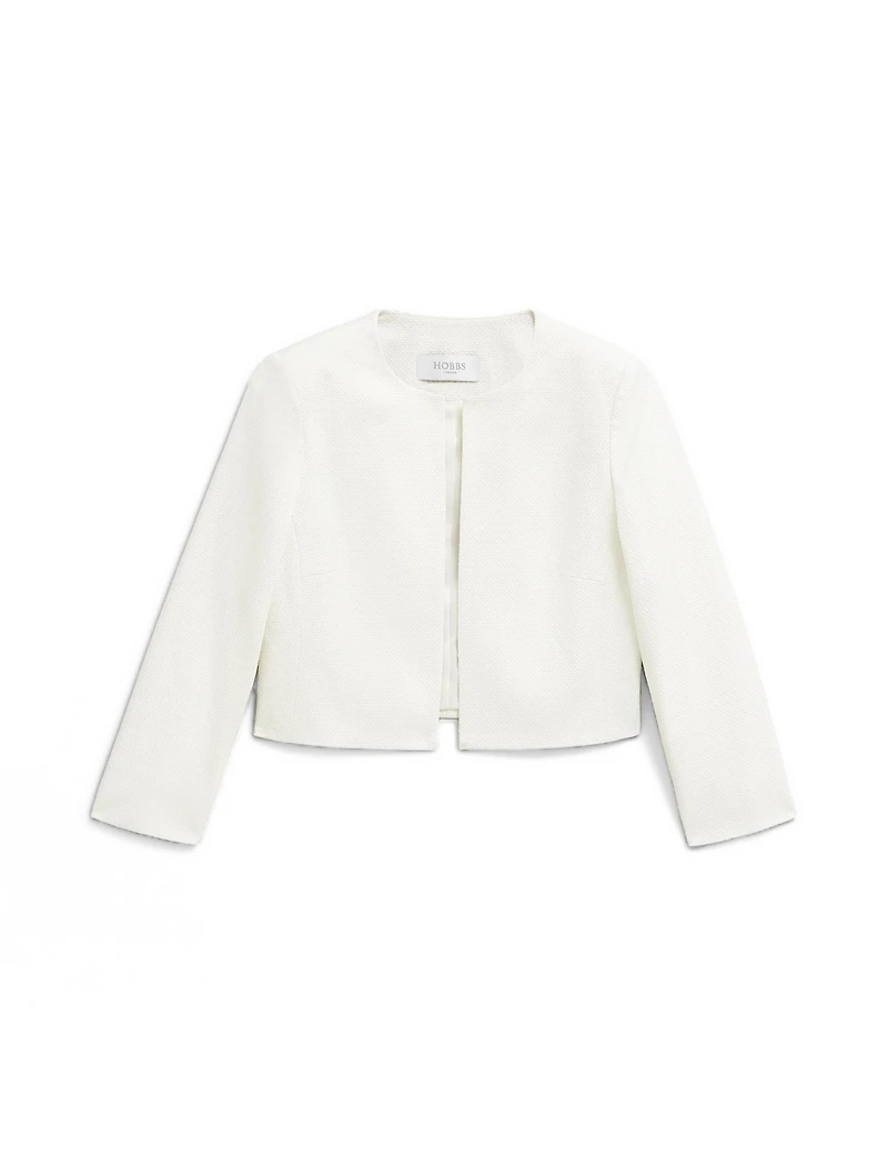 Hobbs London Women's Elize Cropped 3/4 Sleeve Occasion Jacket