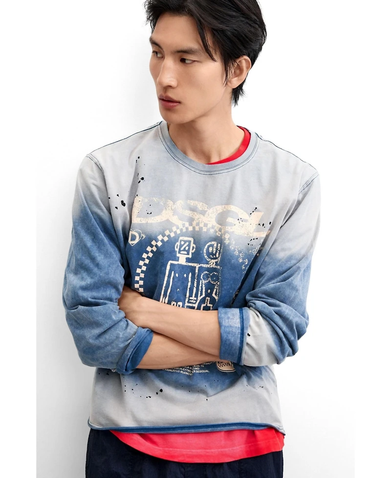 Desigual Men's Printed logo T-shirt