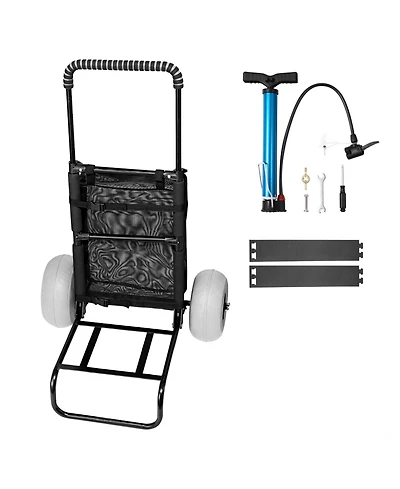 Vevor Beach Dolly with Big Wheels for Sand 9 in Balloon Wheels Beach Gardening