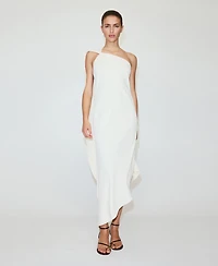 Mango Women's Asymmetrical Scarf Dress