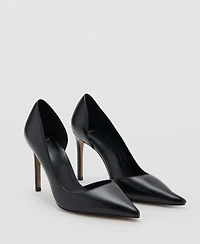 Mango Women's Asymmetrical Heeled Shoes