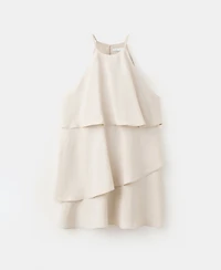 Mango Women's Ruffled Modal Dress