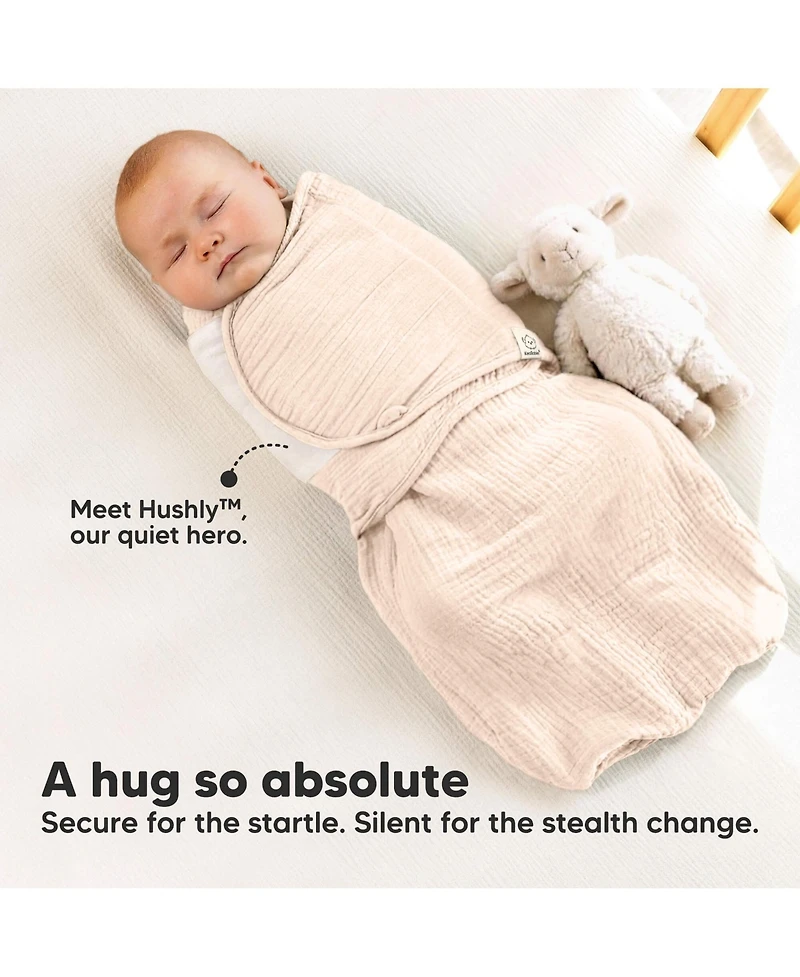 KeaBabies 3pk Lyra Muslin Swaddles for Newborns, 100% Cotton Baby Swaddle Sleep Sack 0-3 Months Girls, Boys