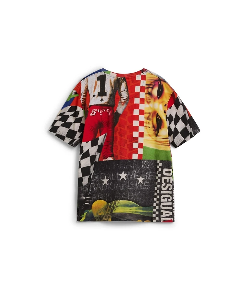 Desigual Men's Printed racing T-shirt