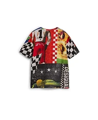 Desigual Men's Printed racing T-shirt