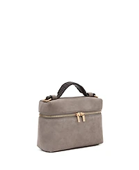 Reiss Women's Ines Suede Vanity Cross-Body Handbag