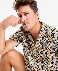 Sun + Stone Men's Short-Sleeve Camp Preston Shirt, Macy's Exclusive
