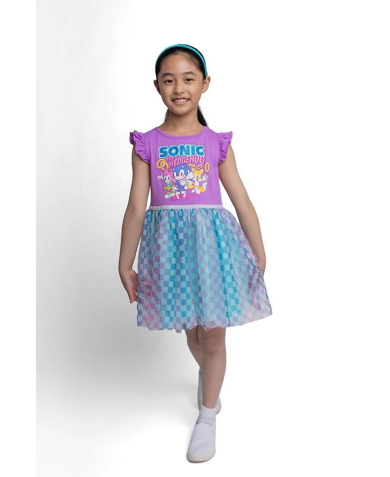 Sonic the Hedgehog Toddler Girls' (2T-4T) Tulle Tutu Dress