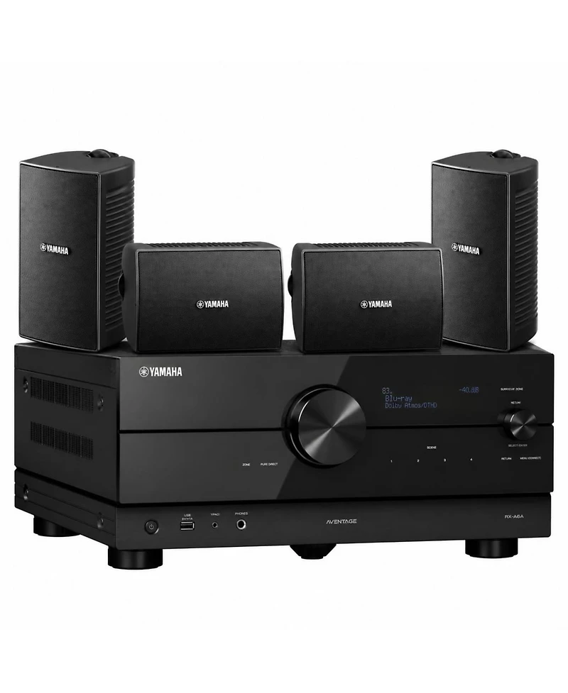 Yamaha Rx-A4A 7.2 Av Receiver with Ns-AW294BL Speakers