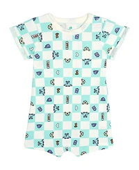 Monsters Inc. Baby Boys' 2-Piece Romper and Bucket Hat Set