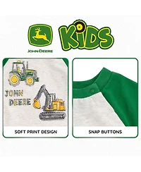 John Deere Baby Boys' ( 3M-24 M ) 2-Piece T-Shirt and Shorts Set