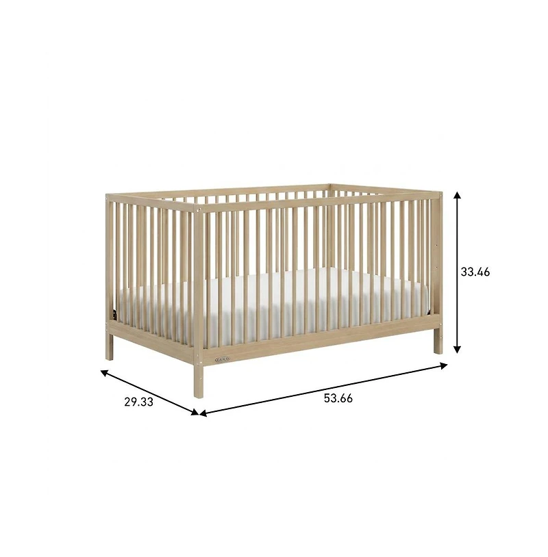 Graco Teddi 5-in-1 Convertible Crib with Drawer