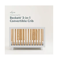 Storkcraft Beckett 3-in-1 Convertible Crib (White)