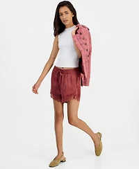 And Now This Women's Pull-On Satin Lace Shorts, 1-5/8" Inseam, Macy's Exclusive