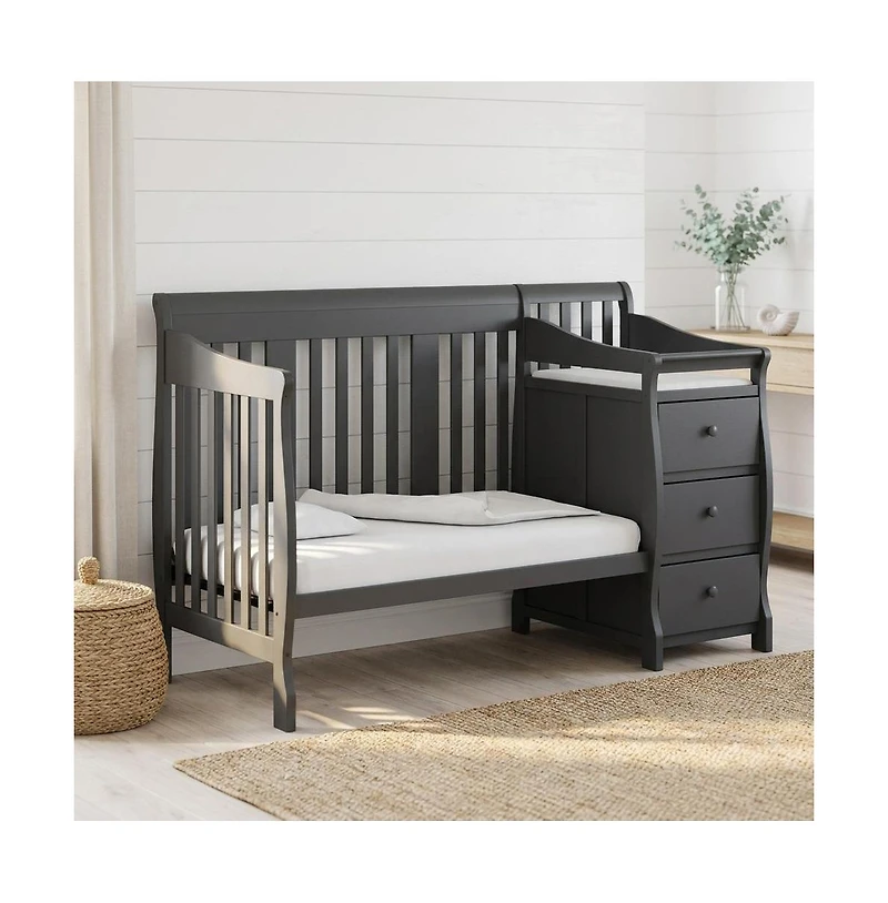 Storkcraft Portofino 5 in 1 Convertible Crib and Changer
