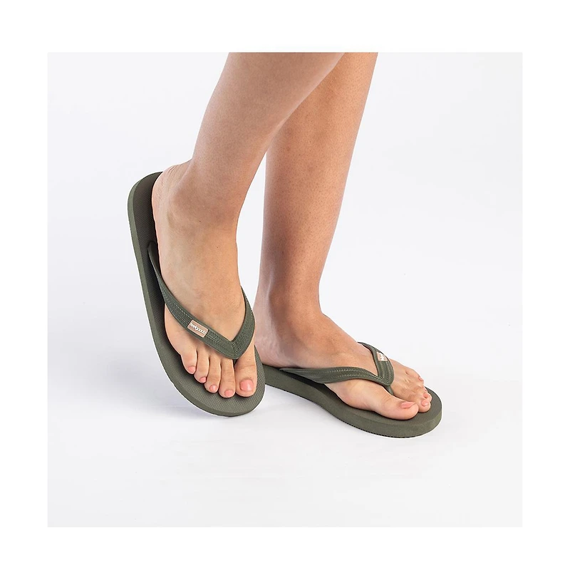Feelgoodz Women s Classicz Core Natural Rubber Flip-Flop Thong Sandals