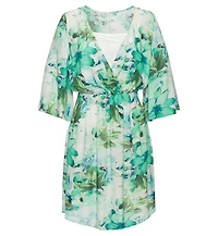 Lascana Women's Floral Layered Look Dress