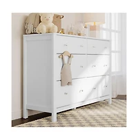 Storkcraft Horizon 6 Drawer Dresser (White)