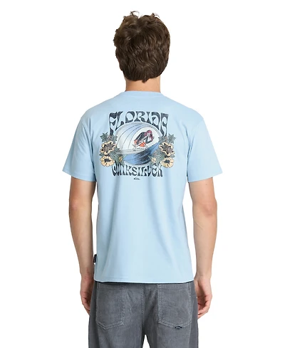 Quiksilver Men's Ringspun Cotton-Blend Crewneck T-Shirt