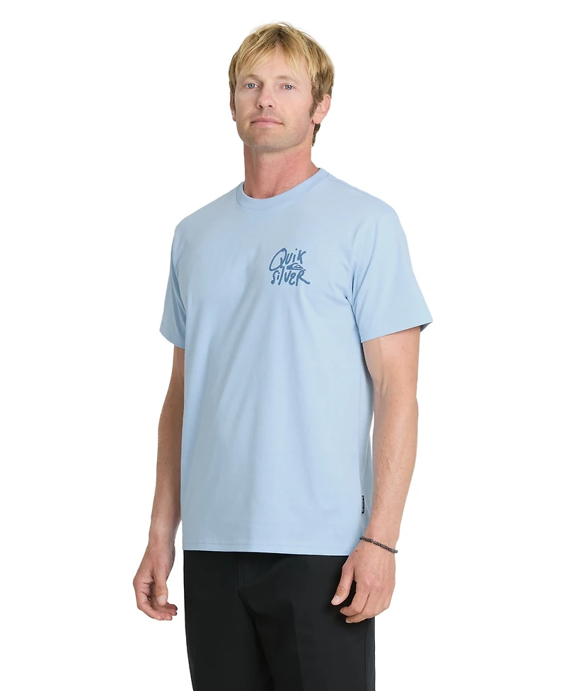 Quiksilver Men's Ringspun Cotton-Blend Crewneck T-Shirt