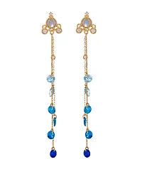 Girls Crew Crystal Disney Princess Cinderella Dangle Earrings