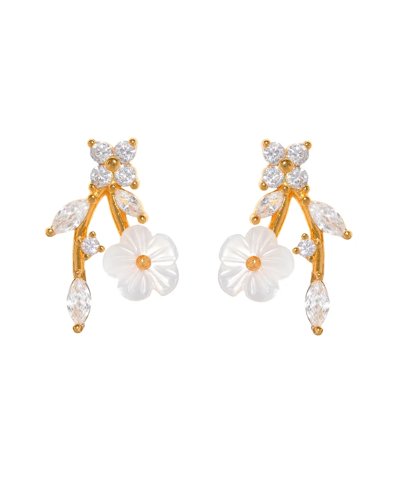 Girls Crew Crystal Wildflower Earrings
