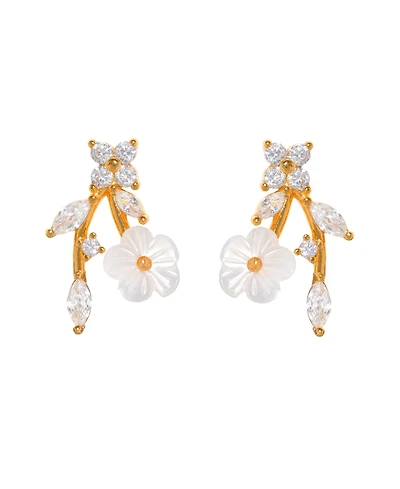 Girls Crew Crystal Wildflower Earrings