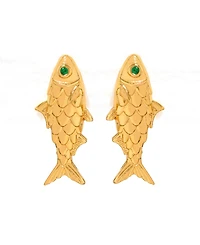 Girls Crew Crystal Gone Fishing Stud Earrings