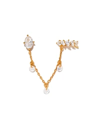 Girls Crew Crystal Dew You Ear Cuff + Stud Earrings