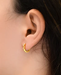 Girls Crew Crystal Tentacle Hoop Earrings