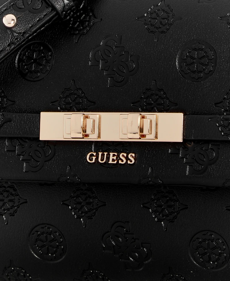Guess Carmella Medium Flap Crossbody Handbag