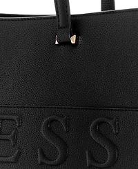 Guess Shimmer Book Large Tote Handbag