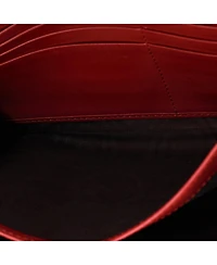 Pre-Owned Gucci Mini Gg Marmont Chain Wallet Matelasse Leather