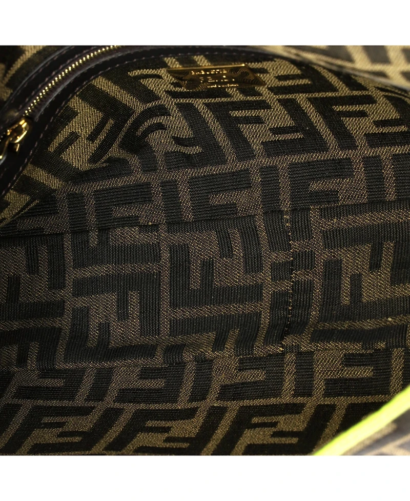 Pre-Owned Fendi Large Baguette Nm Bag Zucca Canvas